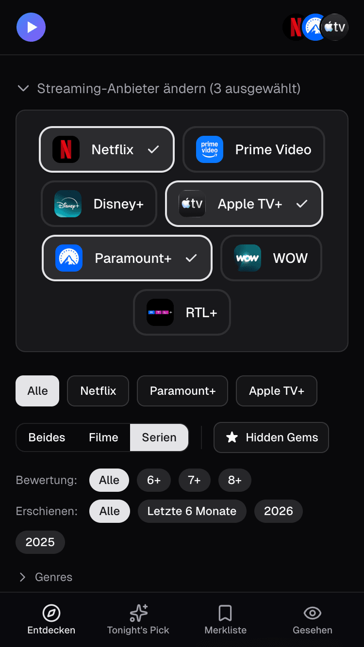 Best of Streaming Screenshot 1
